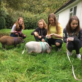a group of people posing for the camera