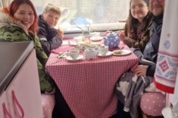 Vintage Caravan interior