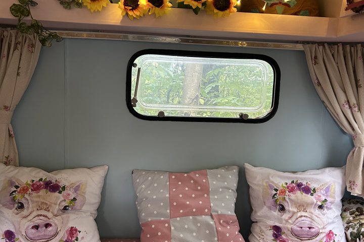 Piggy themed Vintage Caravan